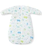 エルフ ベビー(Fairy Baby)ベビー寝袋 スリーピングバッグ 着る布団 春秋用 2Way グリーン L