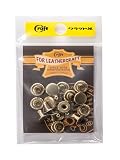 クラフト社 片面カシメ 中 しんちゅう 1004-06 外径9mm×足8mm 10コ入