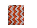 Baby Doll Bedding Chevron Fitted Sheet, Orange by BabyDoll Bedding