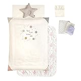 ソレイアード SOULEIADO ラ・ボン・エトワール ベビー布団セット(たまご掛け布団+3スルーマット) ブラウン 18121038