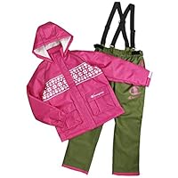 ピアニッシモ ガールズジュニア スキーウェア 女の子 Champion チャンピオン スキーウェア上下セット サイズ調整可能 耐水圧00mm スノー ウェア ピンク 160cm Ocruyo オクルヨ