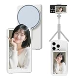 JEVDES スマホスタンド スマホスタンドスピーカー ド ブルートゥース不要 感知モード瞬時接続 Type-C充電 超軽量 立体音響 外部スピーカー対応全機種（スマホ/タブレット） (ホワイト)