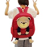 Sunyam 幼児 リュックサック ベビー バック デイパック 子供 防水 かばん くまのぬいぐるみ 1-6歳