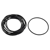 uxcell　Oリング　46mm x 50mm x 2mm　フレキシブル　ニトリルラバーOリング　　10個