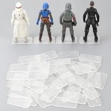Star Was ブラックシリーズ 6インチ アクションフィギュアスタンド 1/12スケール オリジナルサポートディスプレイ 足スタンド ペグ付き フィギュア トイオーガナイザー ベースホルダー アクセサリー マルチペグ 正方形 32パック