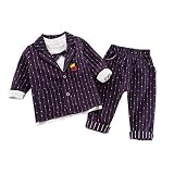 ANKECHANG ベビー服 tシャツ ズボン コート 3点セット 男の子 蝶ネクタイつき フォーマル セレモニー ベビースーツ size 100 (レッド)
