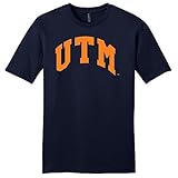 NCAA Tennessee Martin SkyhawksアーチソフトスタイルTシャツ、ネイビー、XL