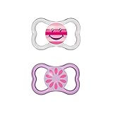 1パック2ピンクMam空気6+ヶ月のおしゃぶり、 (MAM UK LTD) - MAM Air 6+ Months Soother, Pink 2 per pack [並行輸入品]