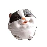 Baidecor樹脂Lifelike Lovely Cat Money Box Piggy Bank