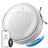 Lefant M310 Ultra ロボット掃除機 6000Pa強力吸引 水拭き両用 200分連続稼働 自動充電 アプリ/音声対応 ホワイト