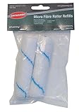 Dynamic HM005705 Mini Micro Fiber Roller Refill, 1-1/4-Inch Nap, 10-Pack, 4-Inch [並行輸入品]