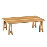 NICHIBI WOOD WORKS Worker ワーカー 120 ホワイトオーク材 ナチュラル レトロなワークテーブルこたつテーブル お家のローテーブルとしても 国産