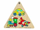 Small World Toys Ryan's Room Wooden Puzzle - Triangle Shaped Vehicles [並行輸入品]