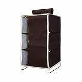 東洋ケース プラスワン クローゼット収納 ハンギングラック 3段 PLO-HGR3-BR