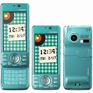 P-02A エメラルドグリーン 携帯電話 白ロム ドコモ docomo