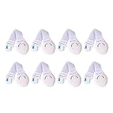 GeeSo ベビーガード ストッパー 子供 安全ロック 指はさみ 防止セット 引き出し はがせる 開閉禁止 ドアロック 赤ちゃん いたずら防止 8個セット (8個セット)