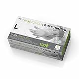 Medline MDS198156 Aloetouch Powder-Free Latex Exam Gloves, 9 Length, Large, Green (Case of 1000) by 