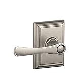Schlage F40 VLA 619 ADD 16-080 10-027 134 N N SL Addison Collection Avila Bed and Bath Lever, Satin 