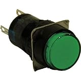 IDEC:IDEC φ16丸形照光押しボタンスイッチ AL6M-M14G 型式:AL6M-M14G