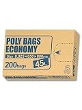 オルディ ごみ袋 45L 透明 横65×縦80cm 厚み0.025mm 200枚入 業務用 箱入り ポリ袋 エコマーク認定 PBE-N45-200