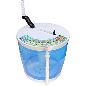 ELPA 全手動ウォッシャー 電気がなくても洗濯・脱水 手回し洗濯機 災害時、キャンプ、アウトドアにも WS-01