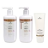 シュワルツコフ BCクア カラースペシフィーク シャンプー 750mL + トリートメント 750g + プロテクションスムース 120g セット