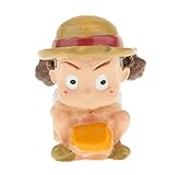 Flameer 小道具　ミニチュア　マイクロ風景置物　可愛い　麦わら少女　樹脂　DIY　インテリア　盆栽　クラフト　ガーデン　