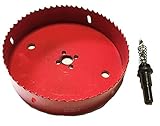 DEEP NEVER HSS バイメタル ホールソー 電動 ドリル 穴あけ 掘削 穿孔 (150サイズ)