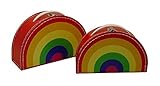 kidSTYLE Rainbow Mini Suitcases, Multicolor, Set of 2 [並行輸入品]