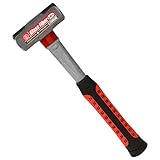 SK11 ファイバーグラス柄 両口ハンマー ゴムグリップ 0.45Kg