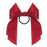 Bestjpshop カラーリボン 結びヘアゴム 髪ゴム キッズ 子供 髪飾り かわいい おしゃれ 髪留め ヘアバンド ヘアアクセサリー