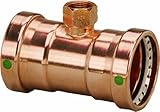 Viega ProPressゼロLead銅xl-c Tee withメス3-inch by 3-inch by 2インチP X P X Female Npt 1 Pack 20888 1