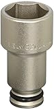 トネ(TONE) インパクト用ロングソケット 6角 4NV32L 対辺寸法:32×差込角:12.7×全長:85mm 1個