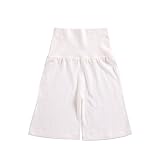 DWSIOOW　キッズ　ベビー服　メッシュパンツ　腹巻き付きパンツ　夏のベビー肌着　綿100%　ハーフパンツ　シンプル　カジュアル　男の子　女の子　スパッツ　ショートパンツ　通園 通学 ルームウェア　