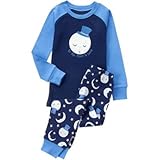 GYMBOREE(ジンボリー) ムーン 2-ピース パジャマ ナイトネイビー スリープウェア 6～12ヶ月【並行輸入】