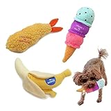 ベストエバー 犬のおもちゃ セット (犬のおもちゃ 一番人気♪3点セット（三段アイス／えび天／バナナ）)