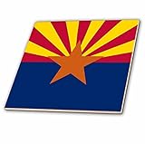 Sandy Mertens Arizona – アリゾナ州の状態フラグ( PD - US ) – タイル 6-Inch-Ceramic ct_55373_2