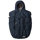 (セブンエイエム アンファン) 7 A.M ENFANT 防寒具 Pookie Poncho プーキーポンチョ フットマフ カバー 2way 03.Metallic Prussian Blue【PP2