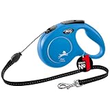 フレキシ (flexi) ニュークラシック コード M(20kg未満) 5m ブルー [犬用リード]