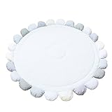 プッパプーポ サニーラグマット 【フラワー】 グレー 新生児から対象 お花型のかわいいプレイマット ギフトにぴったりな花束型パッケージ