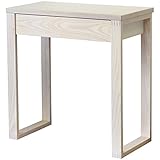 ライフスタイリングショップ パソコンデスク 幅70×奥行45 木製 引出付 シンプル オフホワイト LS-991OWH