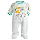 ディズニー (Disney) ライオンキング シンバ 冬用フリース カバーオール 足つき ロンパース ベビー用 アイボリー (3-6M (60cm)) [並行輸入品]