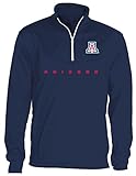 NCAAアリゾナワイルドキャッツメンズOVB Quarter Zip Poly Fleece、ネイビー、大