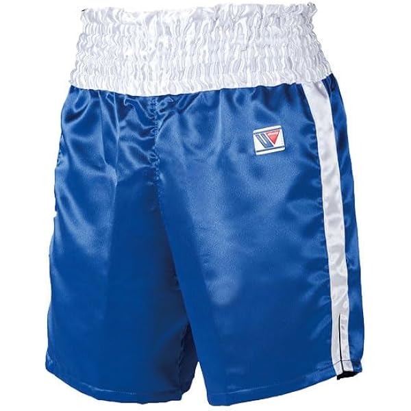 Amazon | [PRIZE RING] プライズリング ボクシング・トランクス 青/白