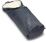 Kaiser Stroller Sheepskin Foot Muff Coosy White Sheepskin (Anthracite) by Kaiser