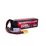 SANKAKU 2250mAh 3Sリポ電池 11.1V 40C ソフトパック 付きXT60 コネクター適用 RC 飛行機ドローンヘリコプタークワッドコプターレーシングホビー
