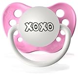 Personalized Pacifiers XoXo Pacifier in Hot Pink by Ulubulu [並行輸入品]