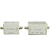 IR over Coaxial Cable kit, Includes Injector and Coupler, Used For Transmitting IR Remote Signals on