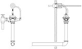 デルタ83t141 – 1 1 – 1 / 2 " Back Spud Prison水クローゼットフラッシュバルブwithトラップSealプライマー/ Disinfe、 83T141-1 1