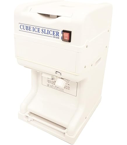 業務用キューブアイススライサー、かき氷機、CR-SIS Amazon.co.jp: 業務用電動かき氷機 キューブアイススライサー CR